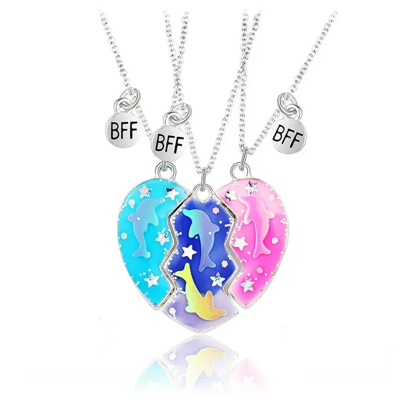 Cute Mini Sushi Friendship Necklaces for Kids