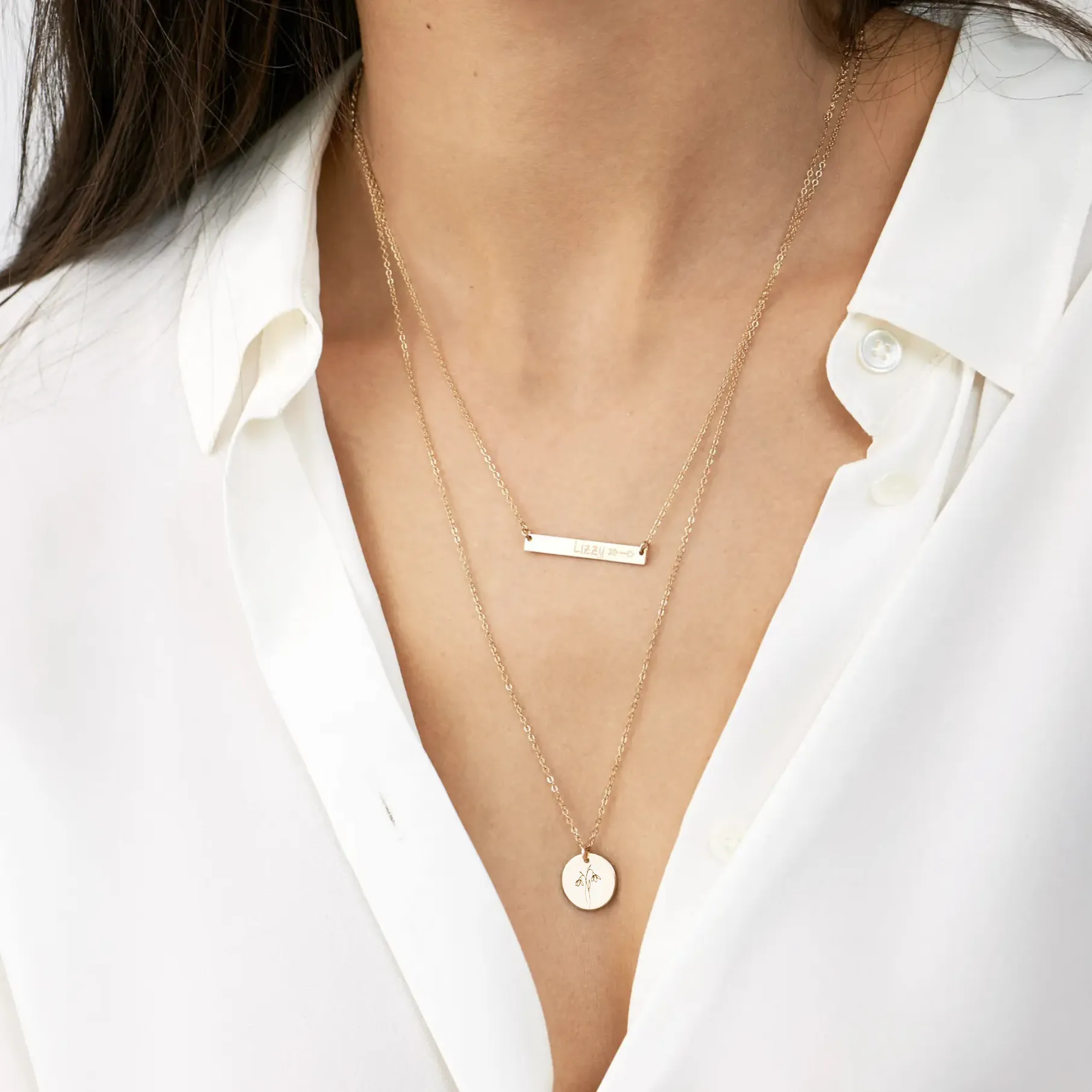 Daisy Necklace - April Flower