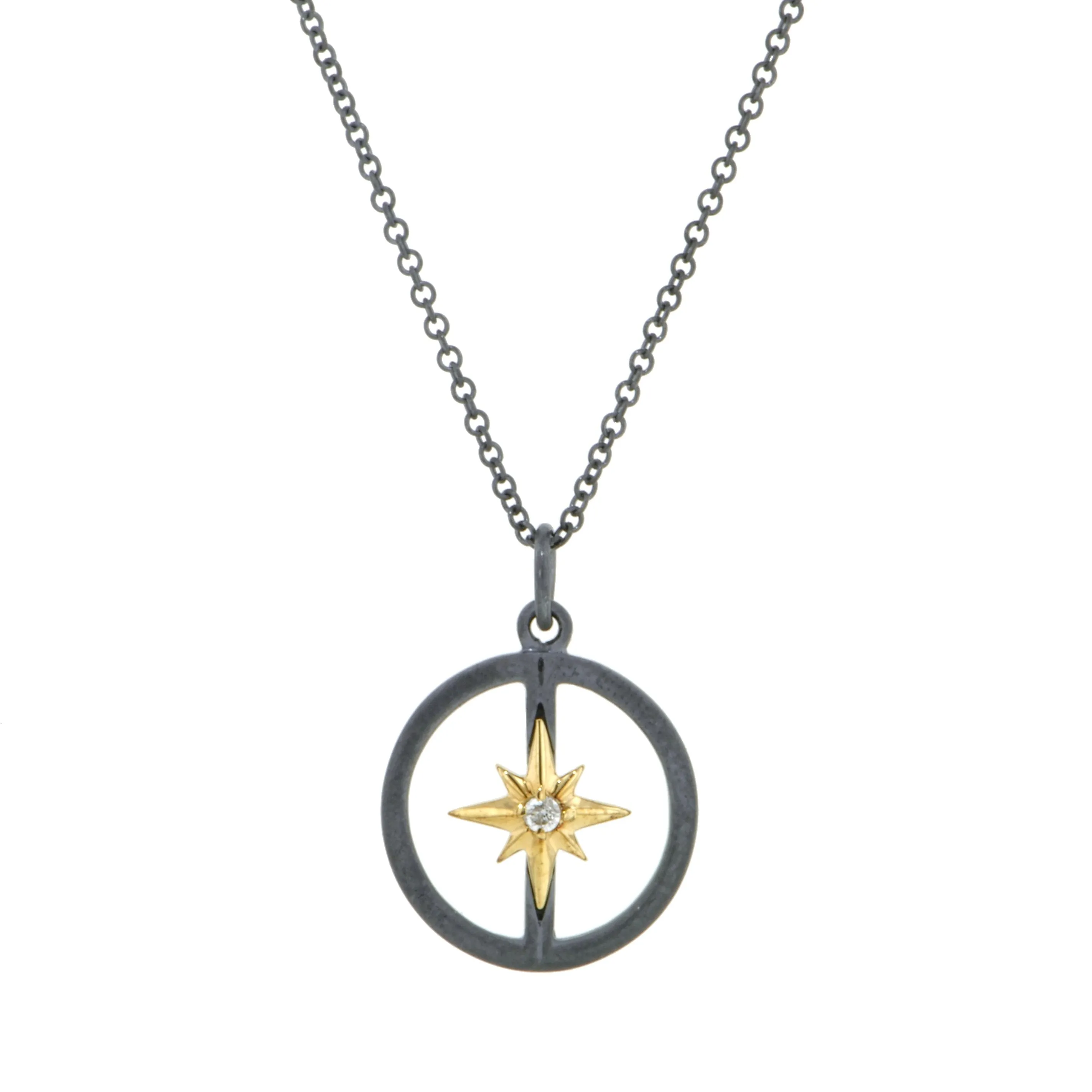 D&D Compass Rose Pendant, West 13th Collection, Doyle & Doyle