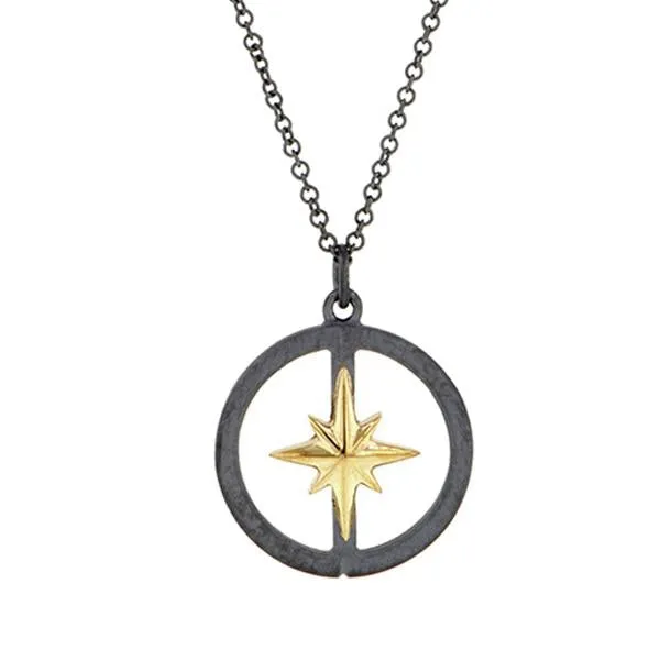D&D Compass Rose Pendant, West 13th Collection, Doyle & Doyle