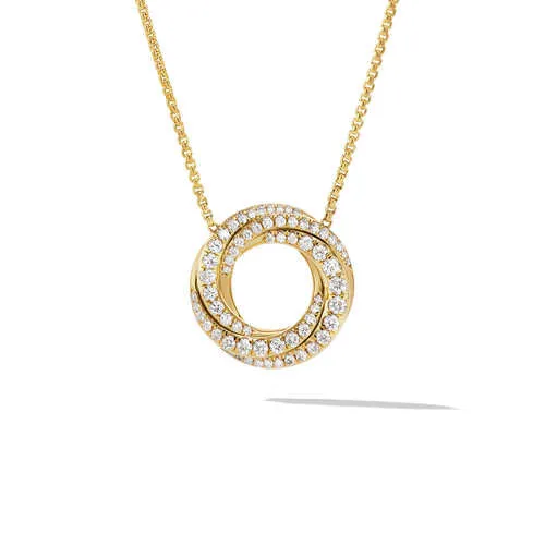 David Yurman The Crossover® Collection Necklaces & Pendant in 18-Karat Yellow Gold
