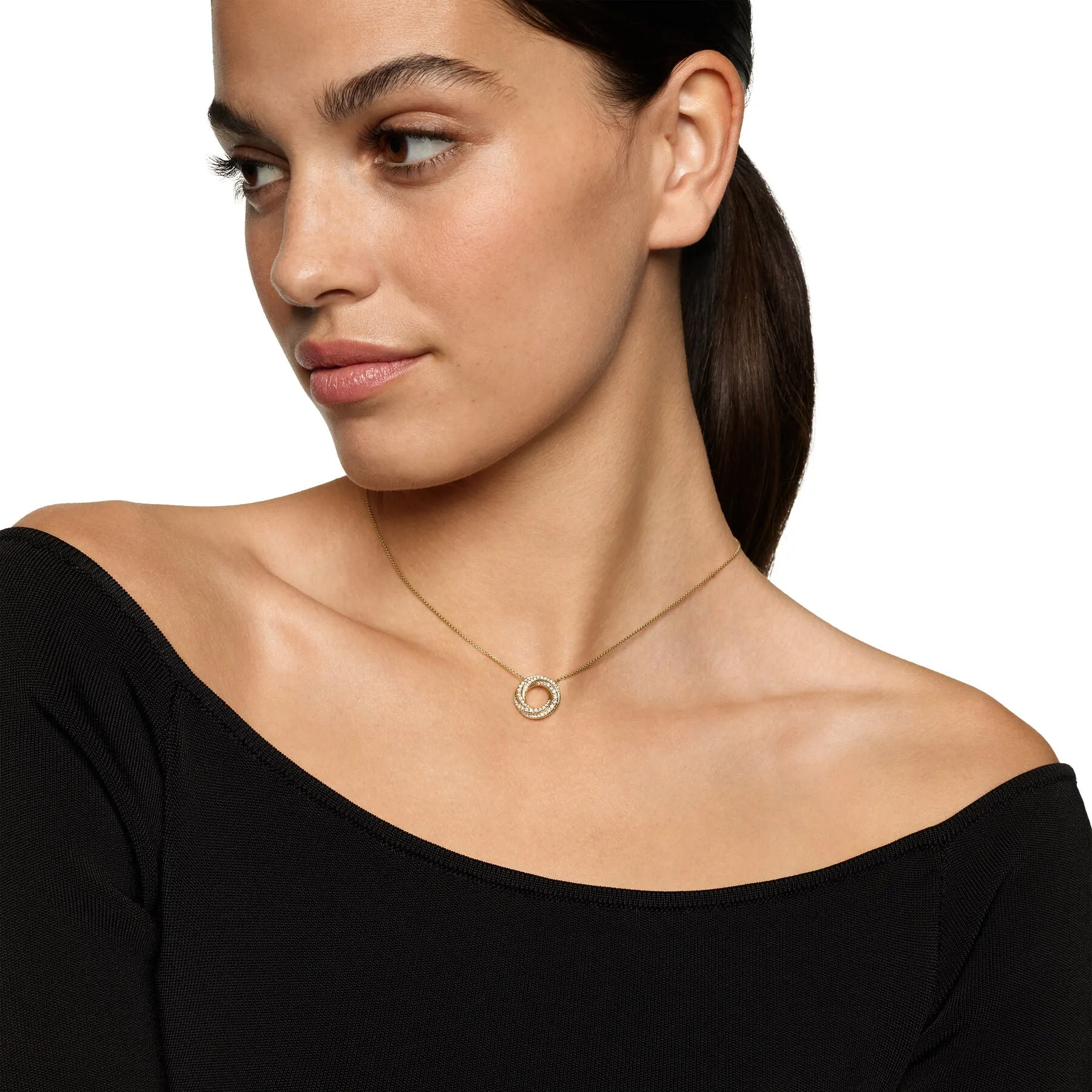 David Yurman The Crossover® Collection Necklaces & Pendant in 18-Karat Yellow Gold
