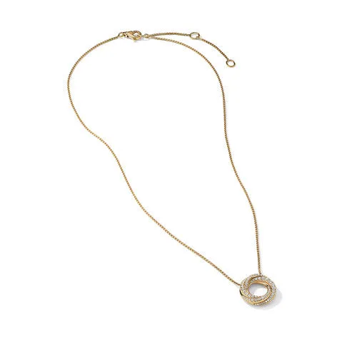 David Yurman The Crossover® Collection Necklaces & Pendant in 18-Karat Yellow Gold