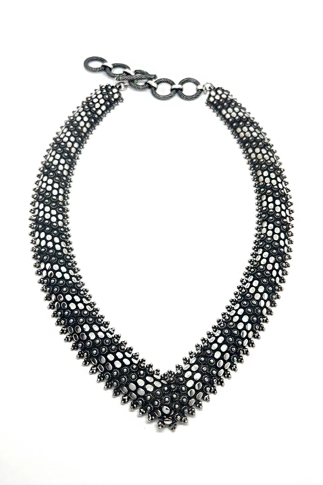 Decadent Sterling Silver Laos Necklace