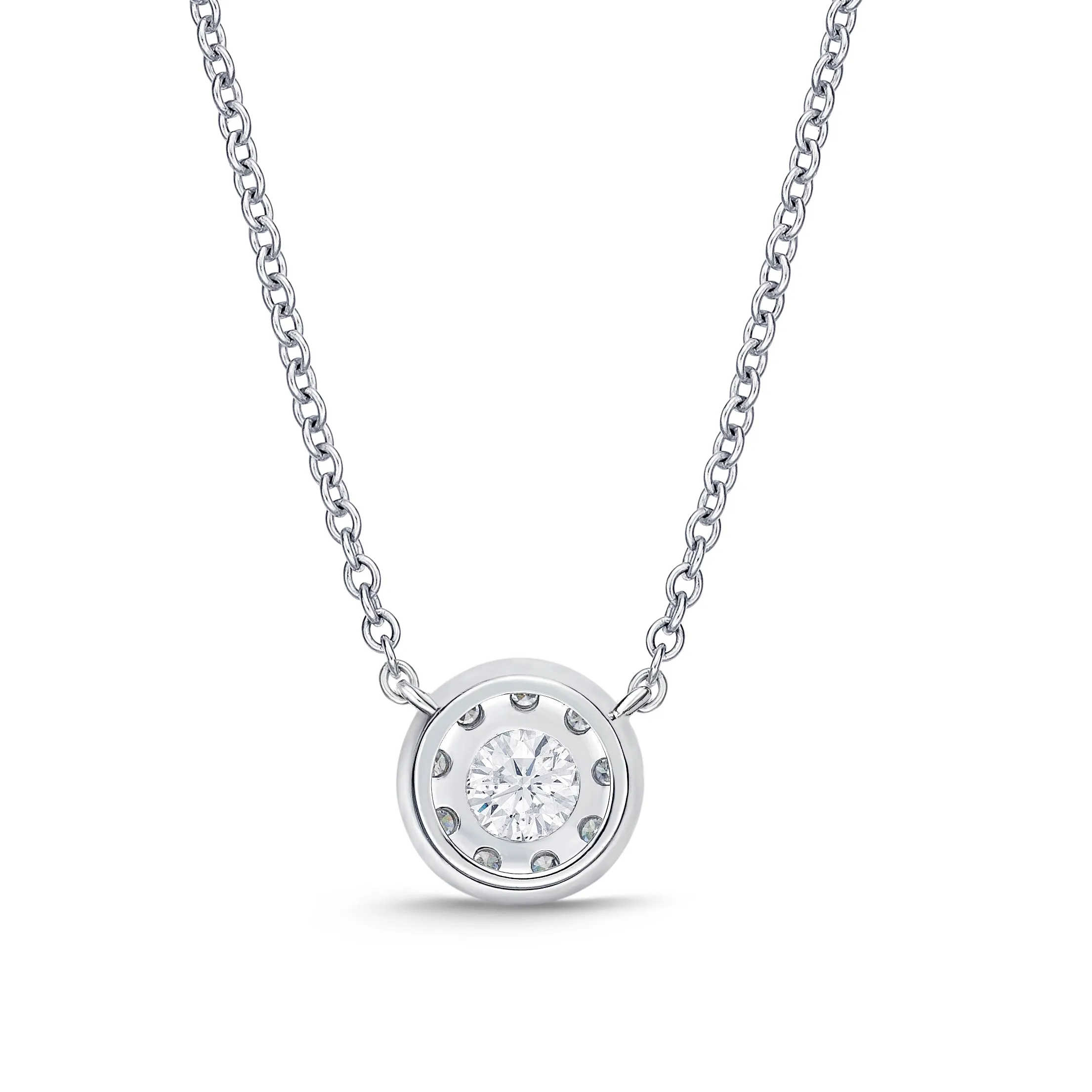 Diamond Boquets Pendant .30 Total Carat Weight