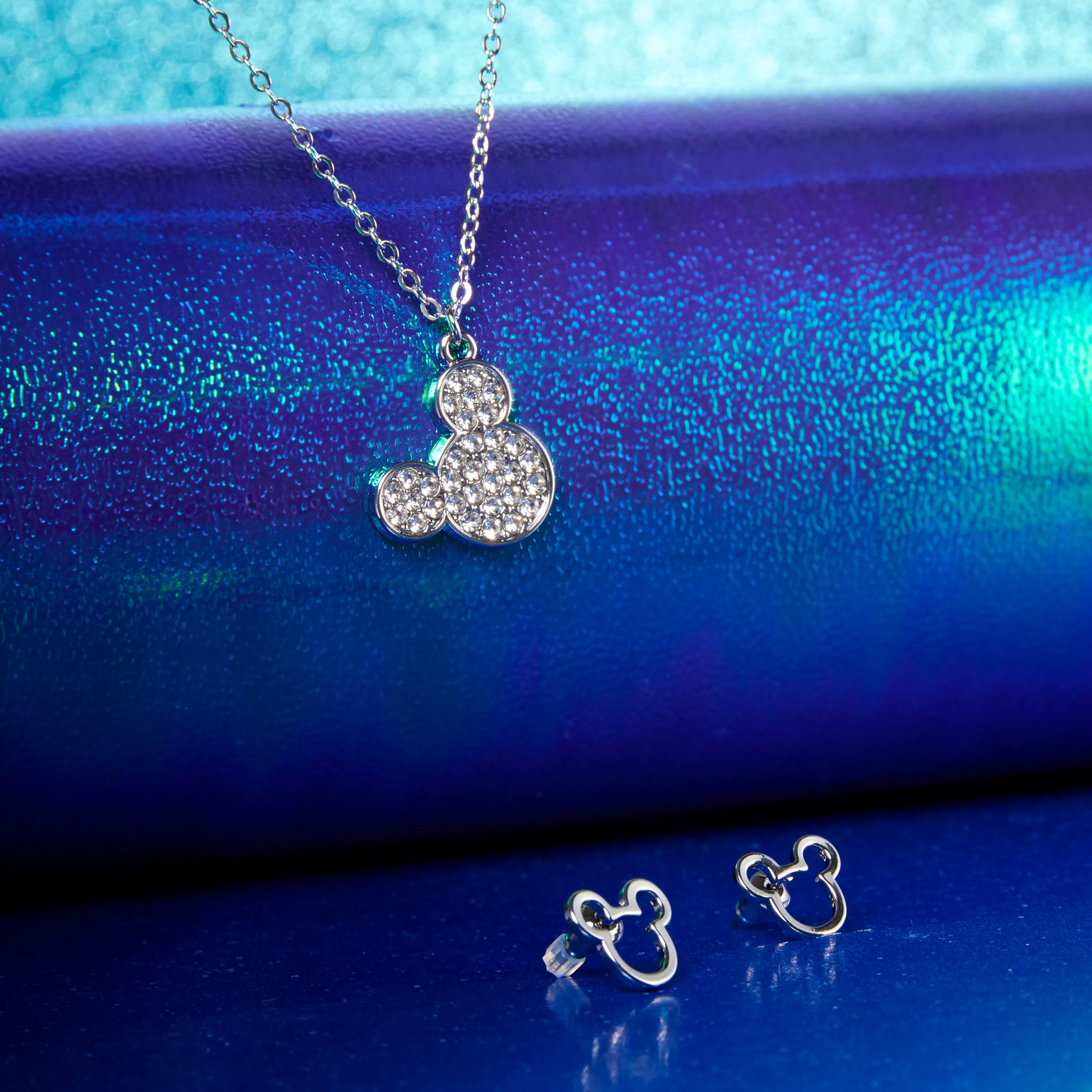 Disney Jewellery Set - Earrings, Bracelet & Necklace - Mickey