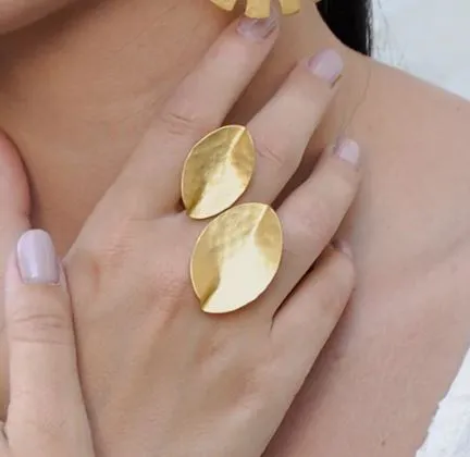 Double Phyllo Statement Ring