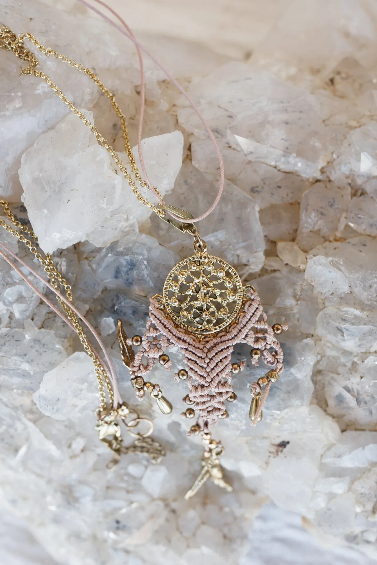 Dream Forever Woven Necklace - Gold