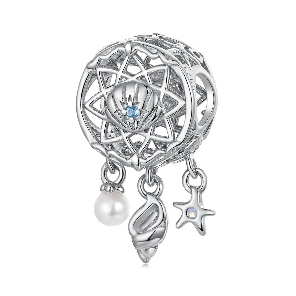 Dreamcatcher with Pearl & Starfish Charm