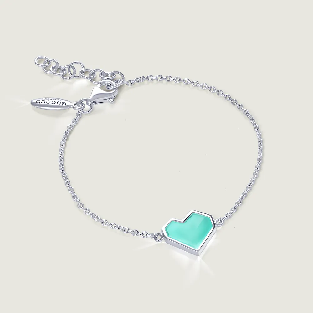 Enamel Ararat Heart Bracelet