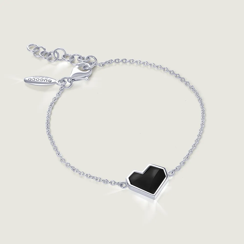Enamel Ararat Heart Bracelet