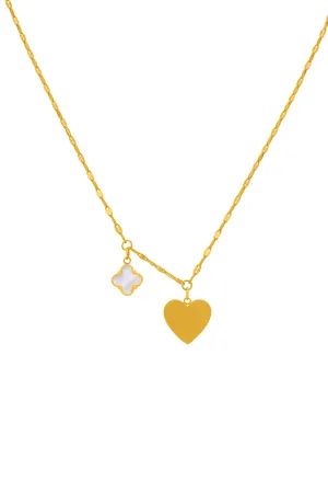 Engravable Heart Friendship Necklace