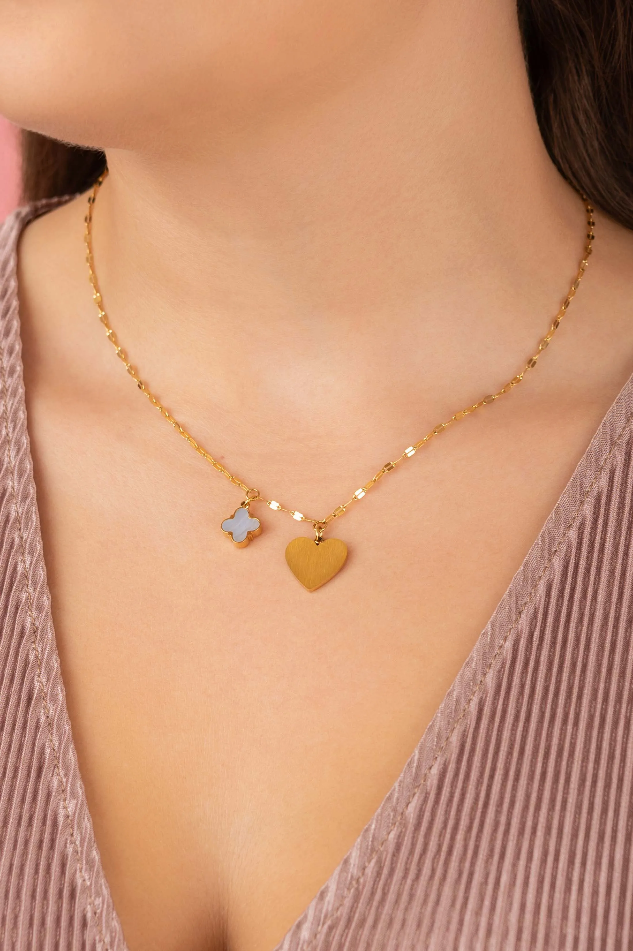Engravable Heart Friendship Necklace