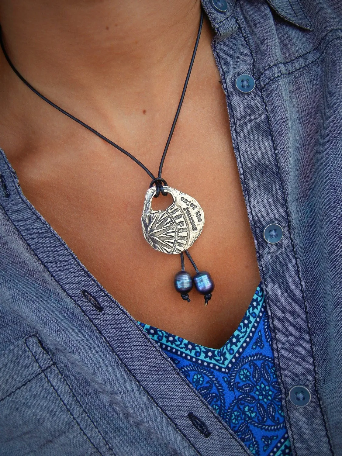 Enjoy the Journey Inspirational Necklace
