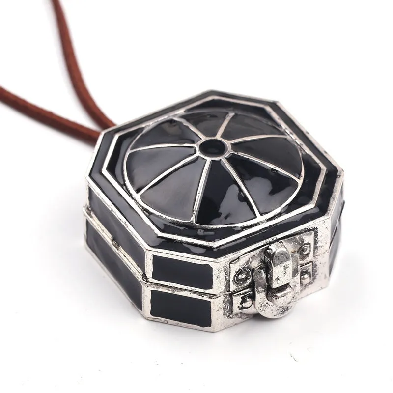 European And American Personality, Practical And Creative New Necklaces Camping Compass Survival Umbrella Rope Necklace