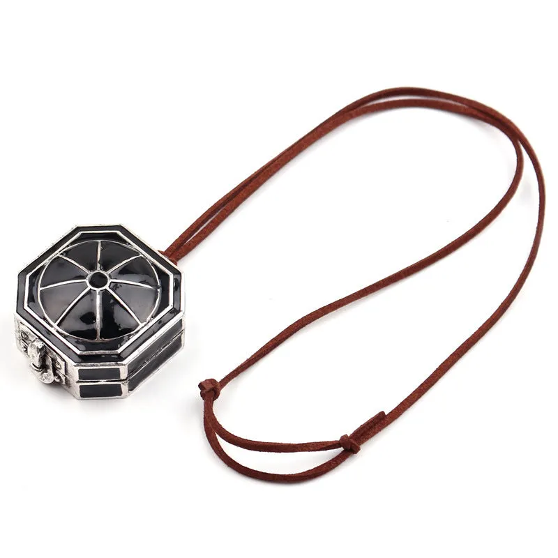 European And American Personality, Practical And Creative New Necklaces Camping Compass Survival Umbrella Rope Necklace
