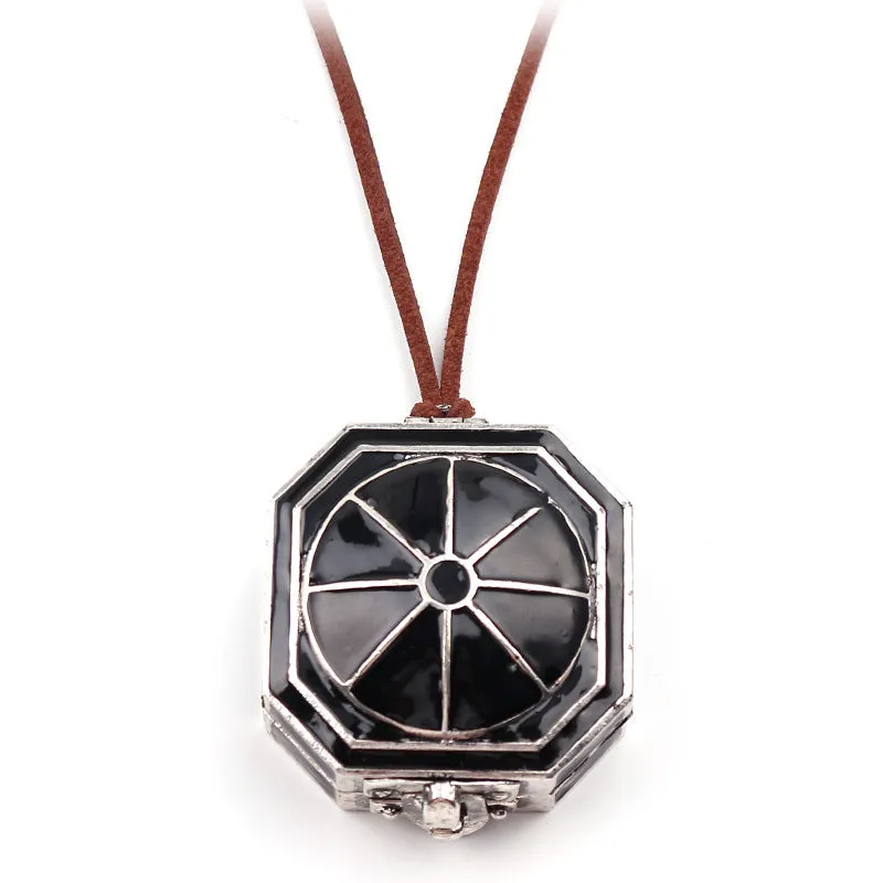 European And American Personality, Practical And Creative New Necklaces Camping Compass Survival Umbrella Rope Necklace