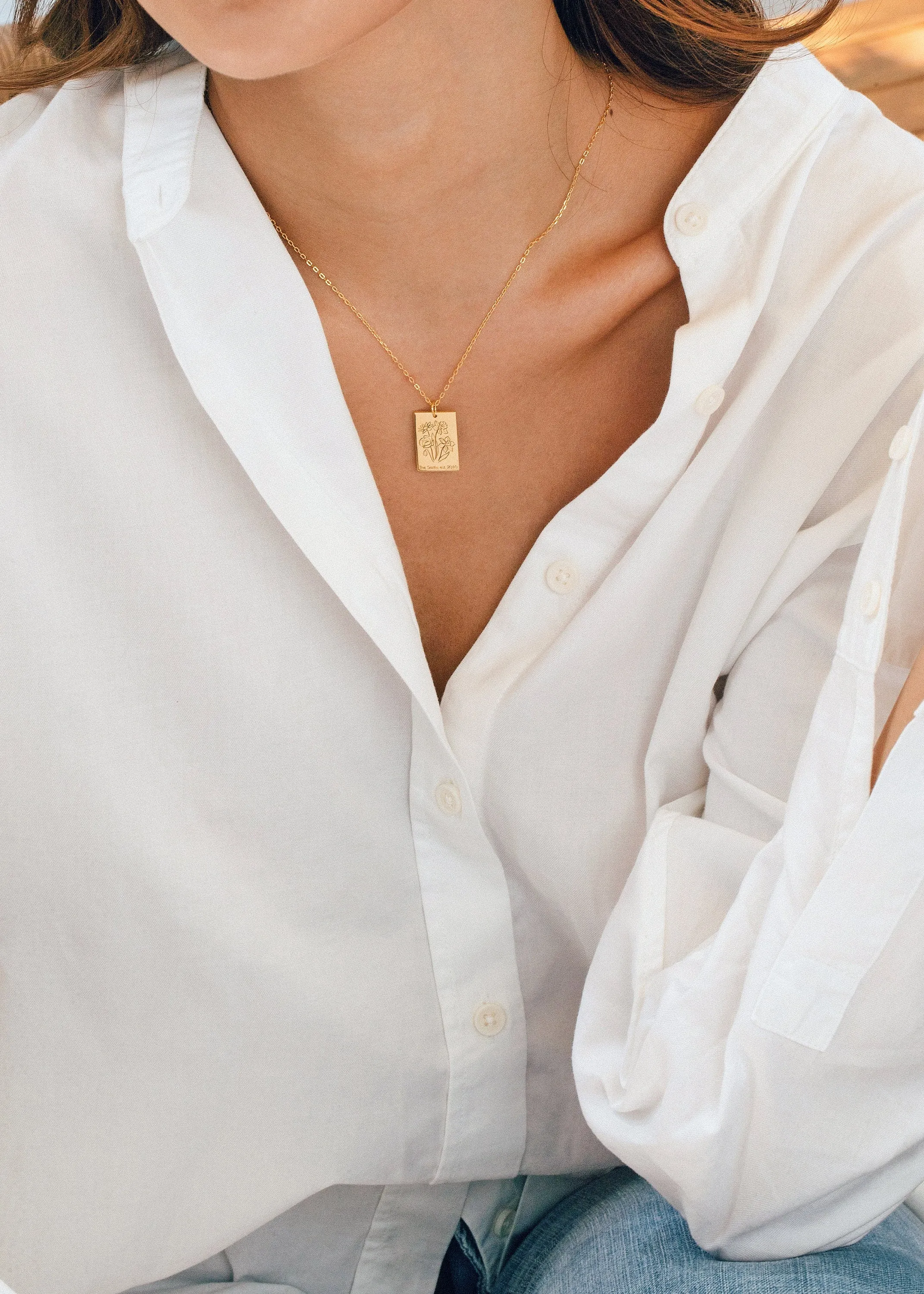 Family Floral Necklace