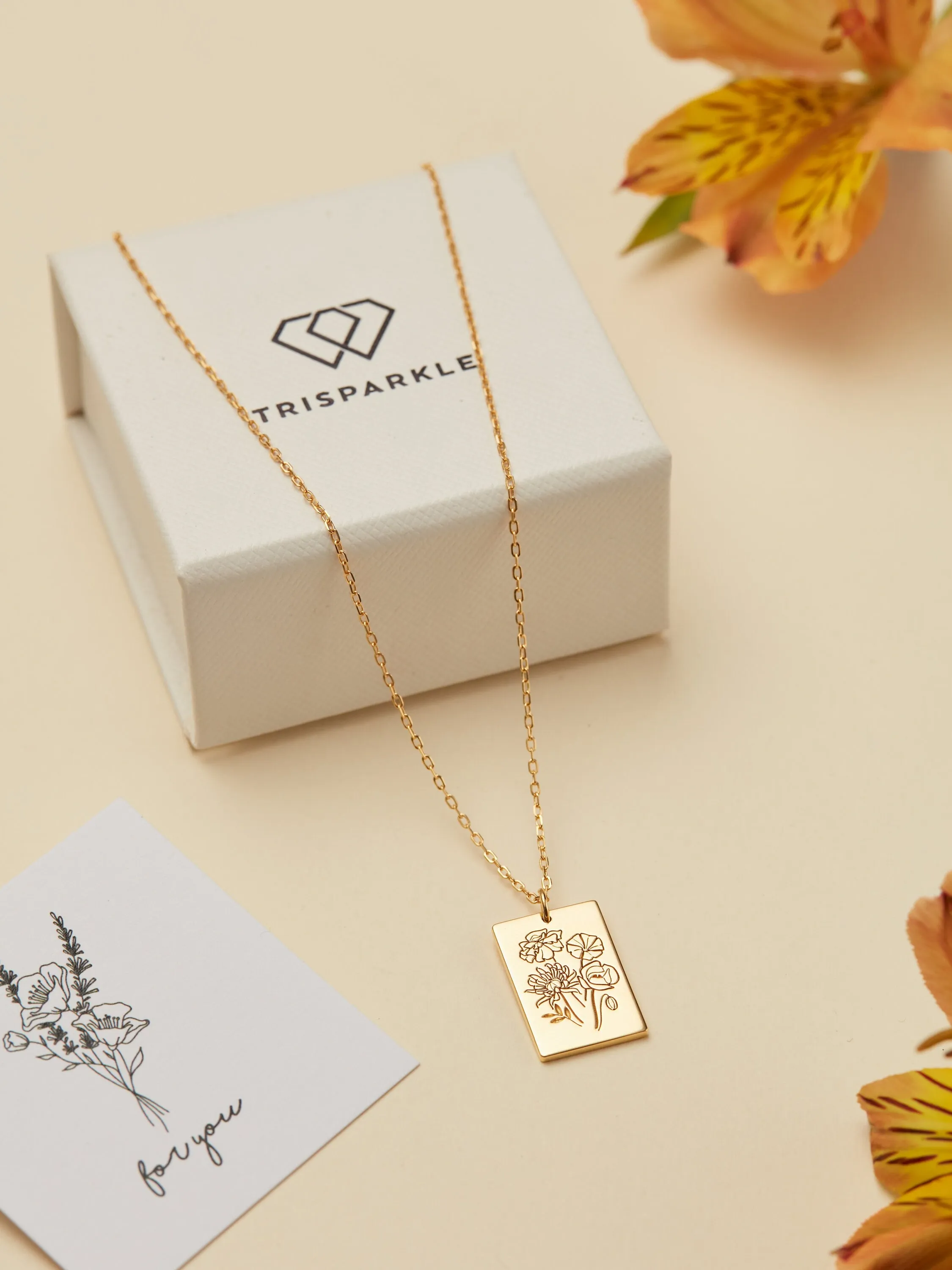 Family Floral Necklace