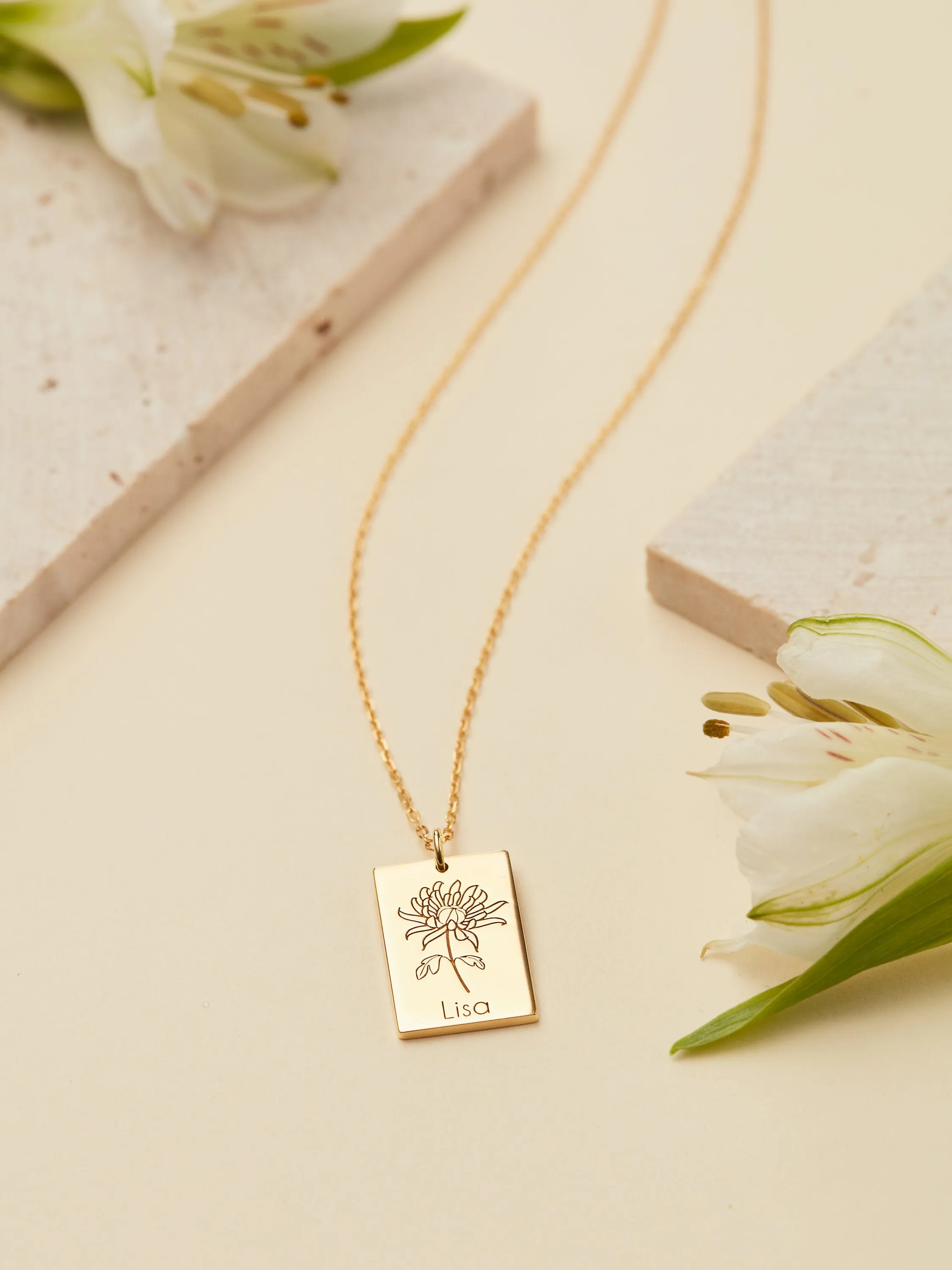 Family Floral Necklace