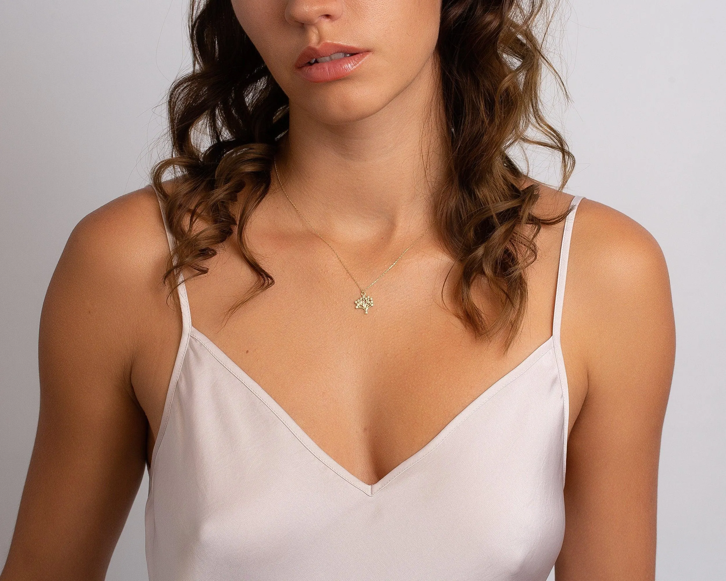 Family Tree Necklace - 18K Gold Vermeil
