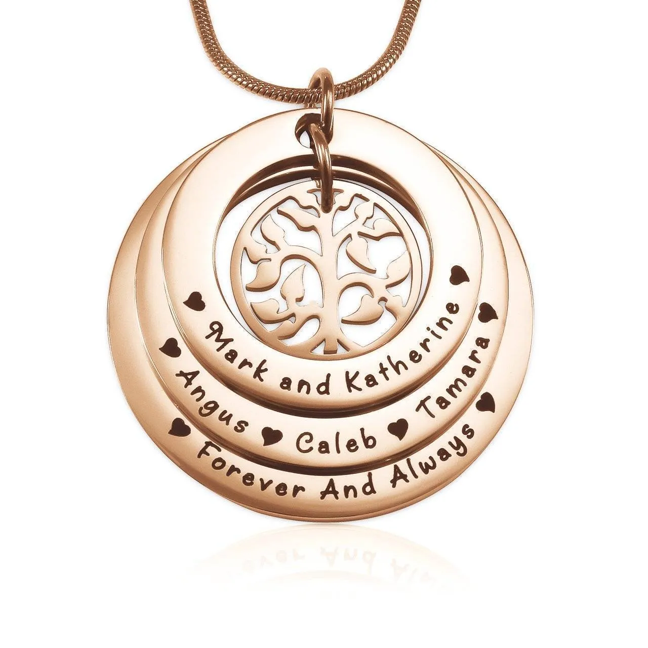 Family Triple Love Necklace