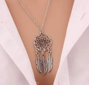 Fashion Retro Women Chain Necklace Silver