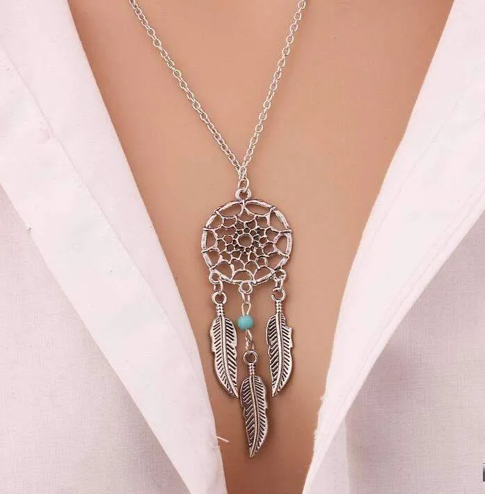 Fashion Retro Women Chain Necklace Silver
