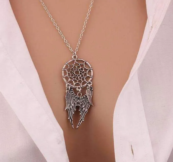 Fashion Retro Women Chain Necklace Silver