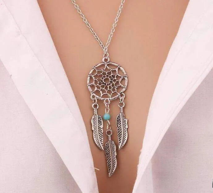 Fashion Retro Women Chain Necklace Silver