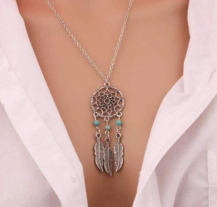 Fashion Retro Women Chain Necklace Silver