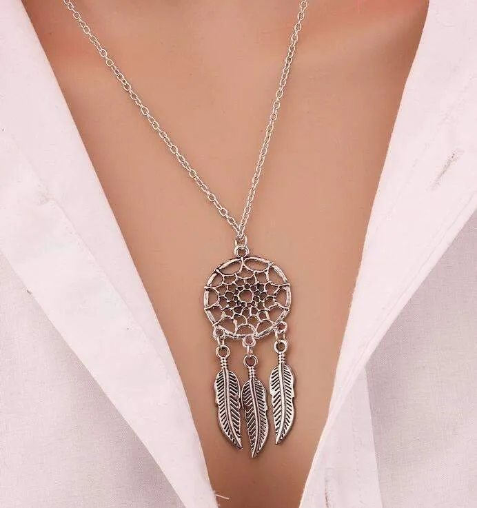 Fashion Retro Women Chain Necklace Silver