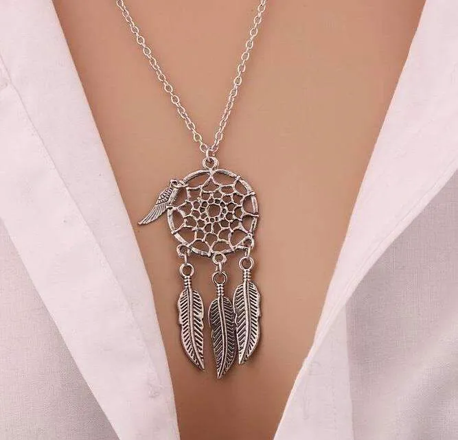 Fashion Retro Women Chain Necklace Silver