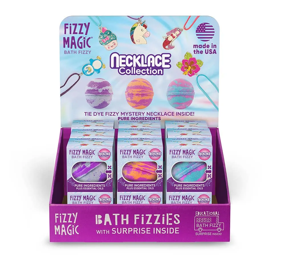Fizzy Bath Tie Dye Necklace Surprise