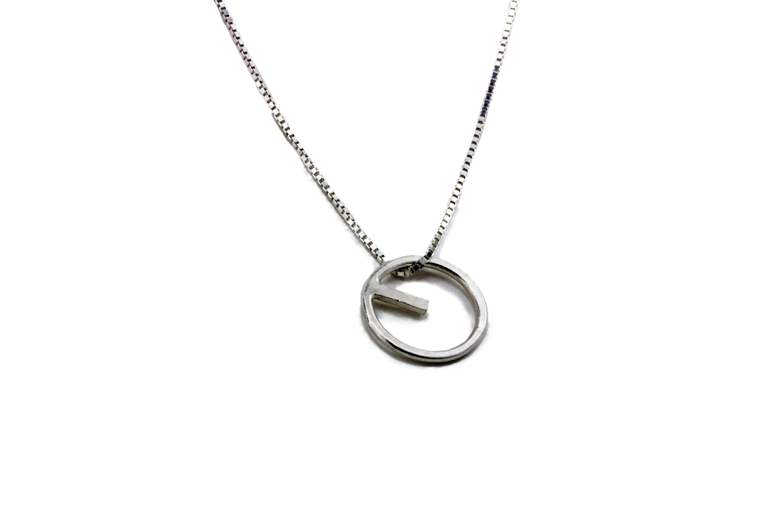 Fjellsmykke - Compass Silver Necklace (Type 2)