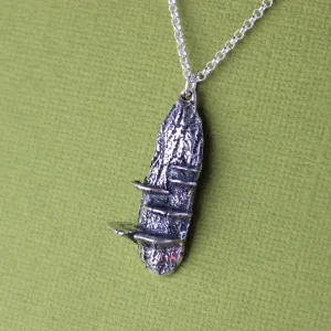 Flirty Fungi Necklace Sterling Silver