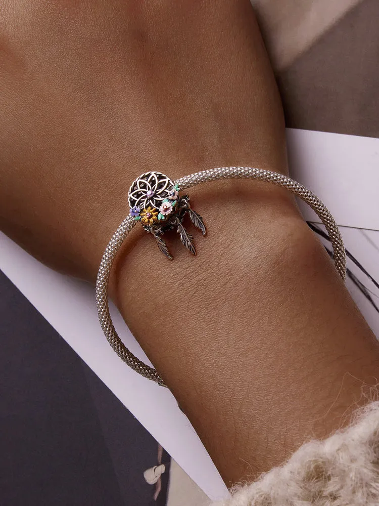 Floral Dreamcatcher Charm
