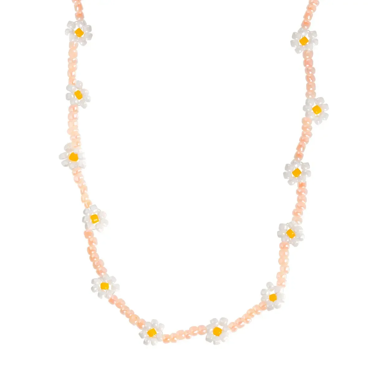 Flower Bead Necklace