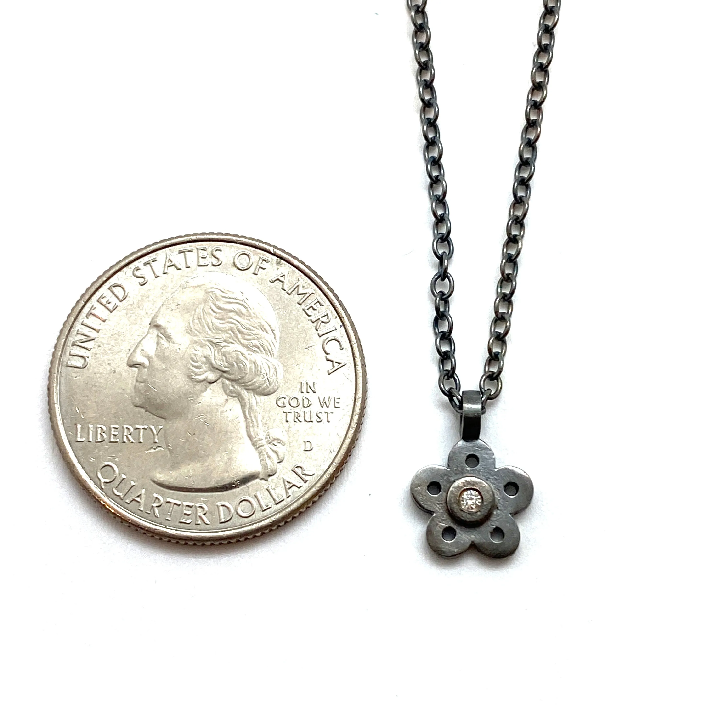 Flower Diamond Pendant