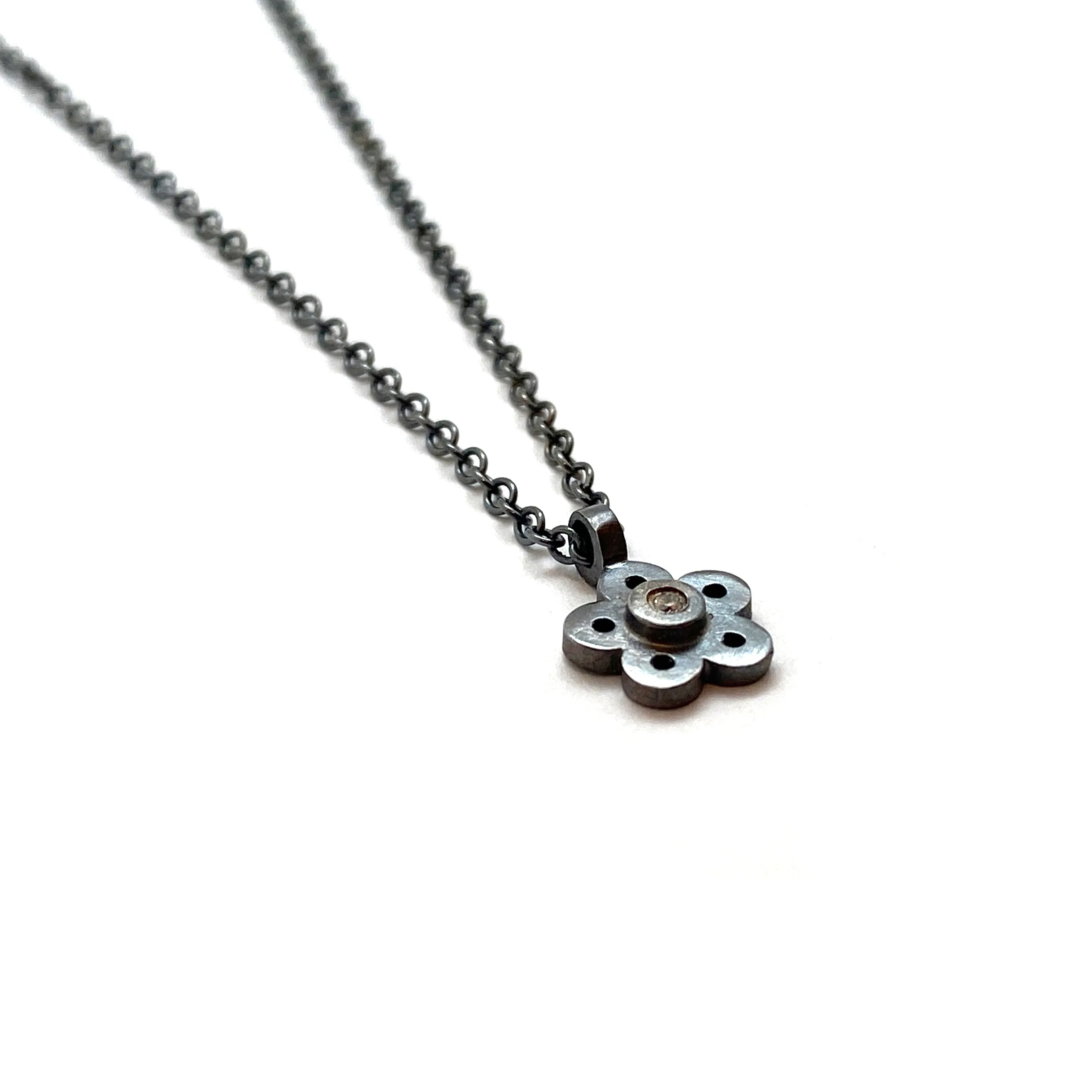 Flower Diamond Pendant