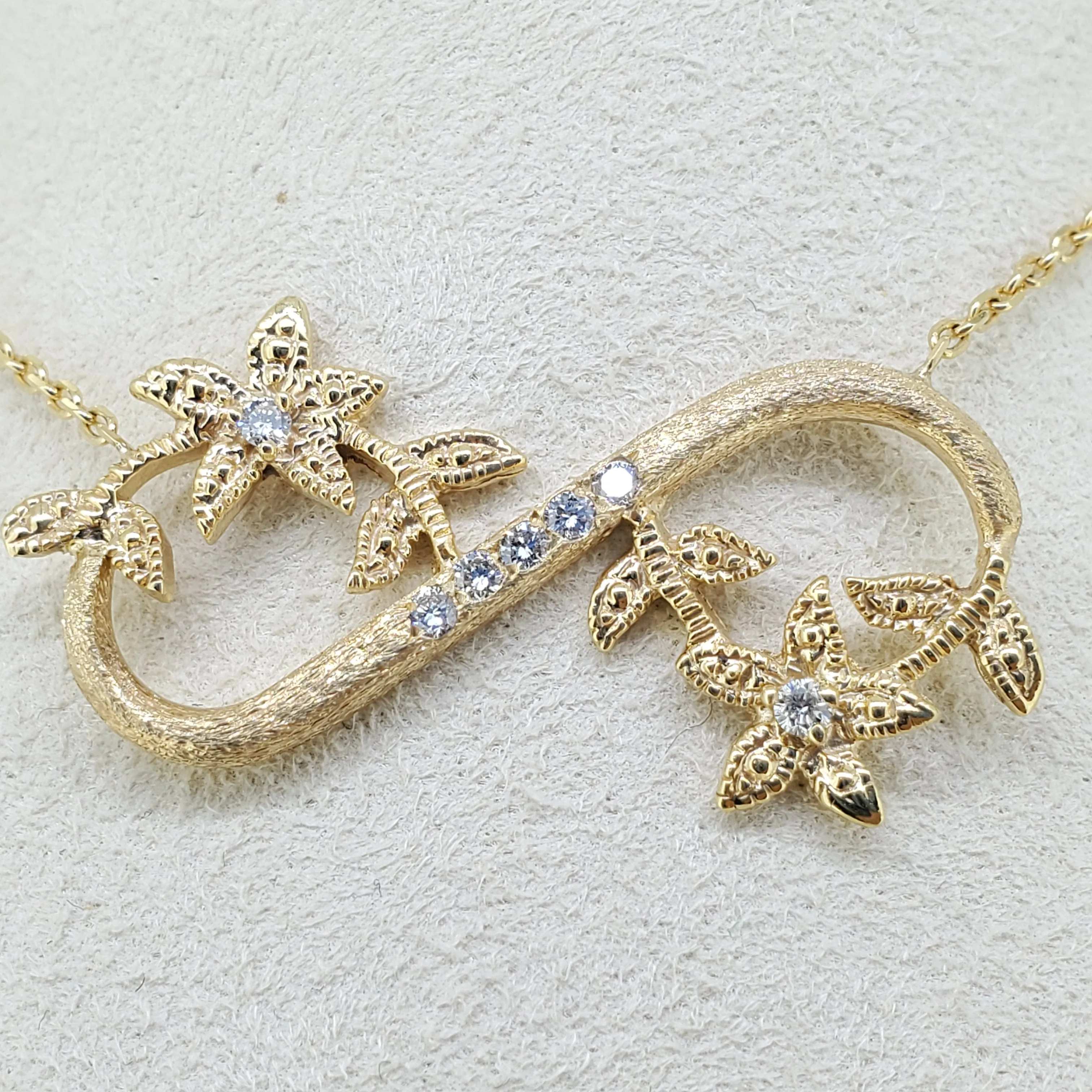 Flower Infinity Necklace