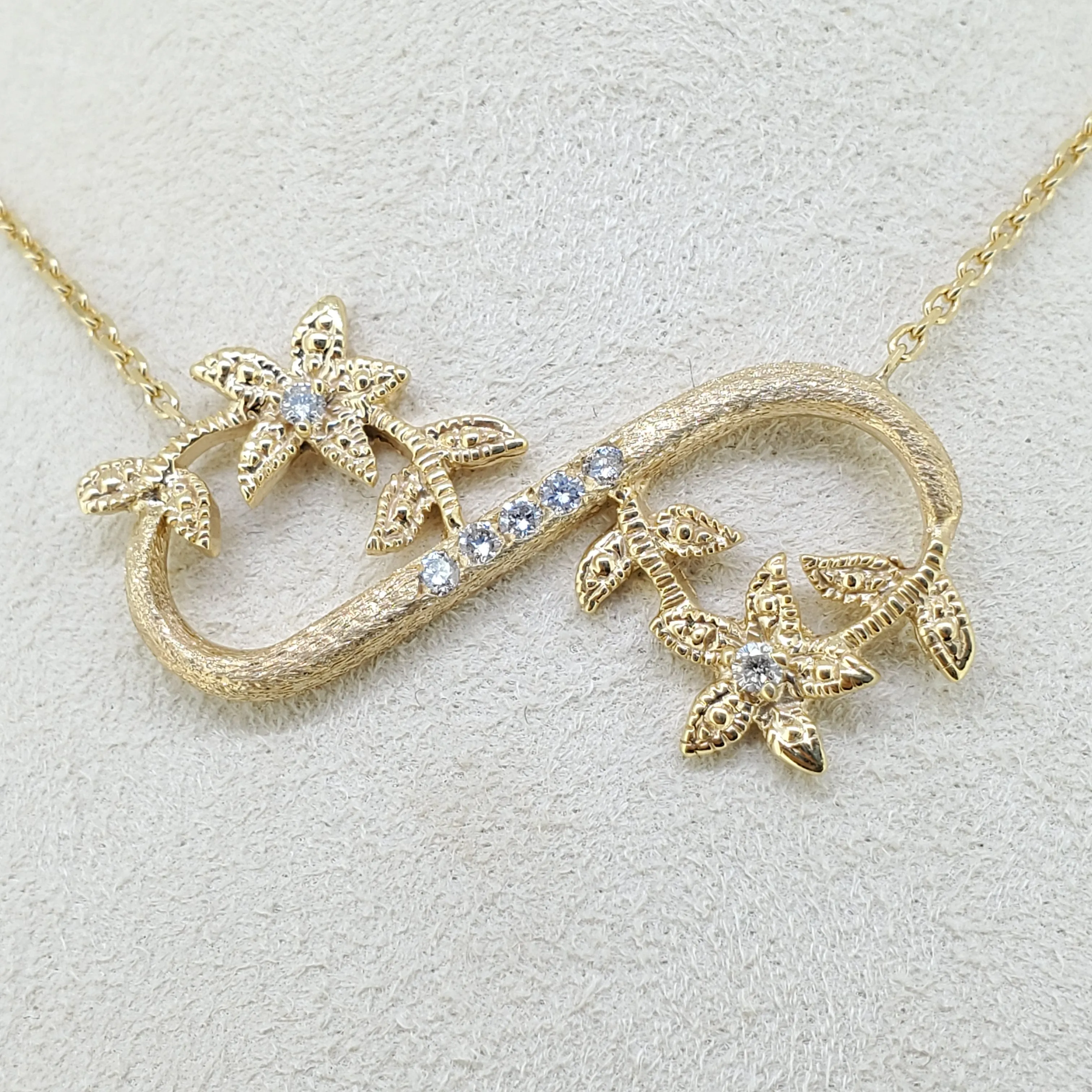 Flower Infinity Necklace