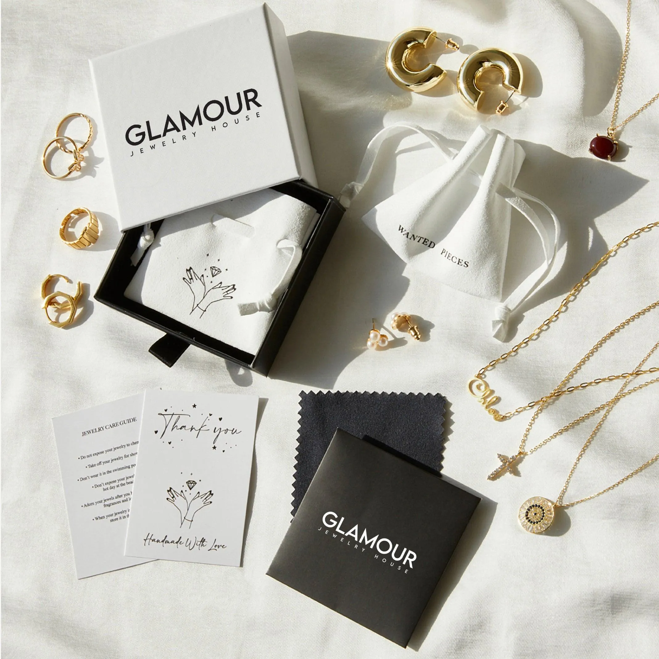 Flower Necklace - 18K Gold Vermeil