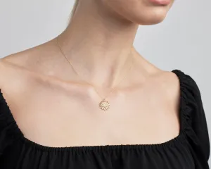 Flower Necklace - 18K Gold Vermeil