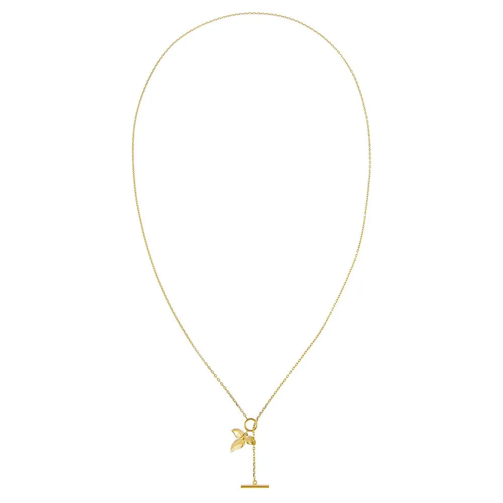 Flower Toggle Lariat