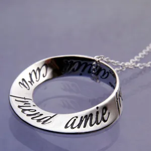 Friend In Ten Languages Necklace