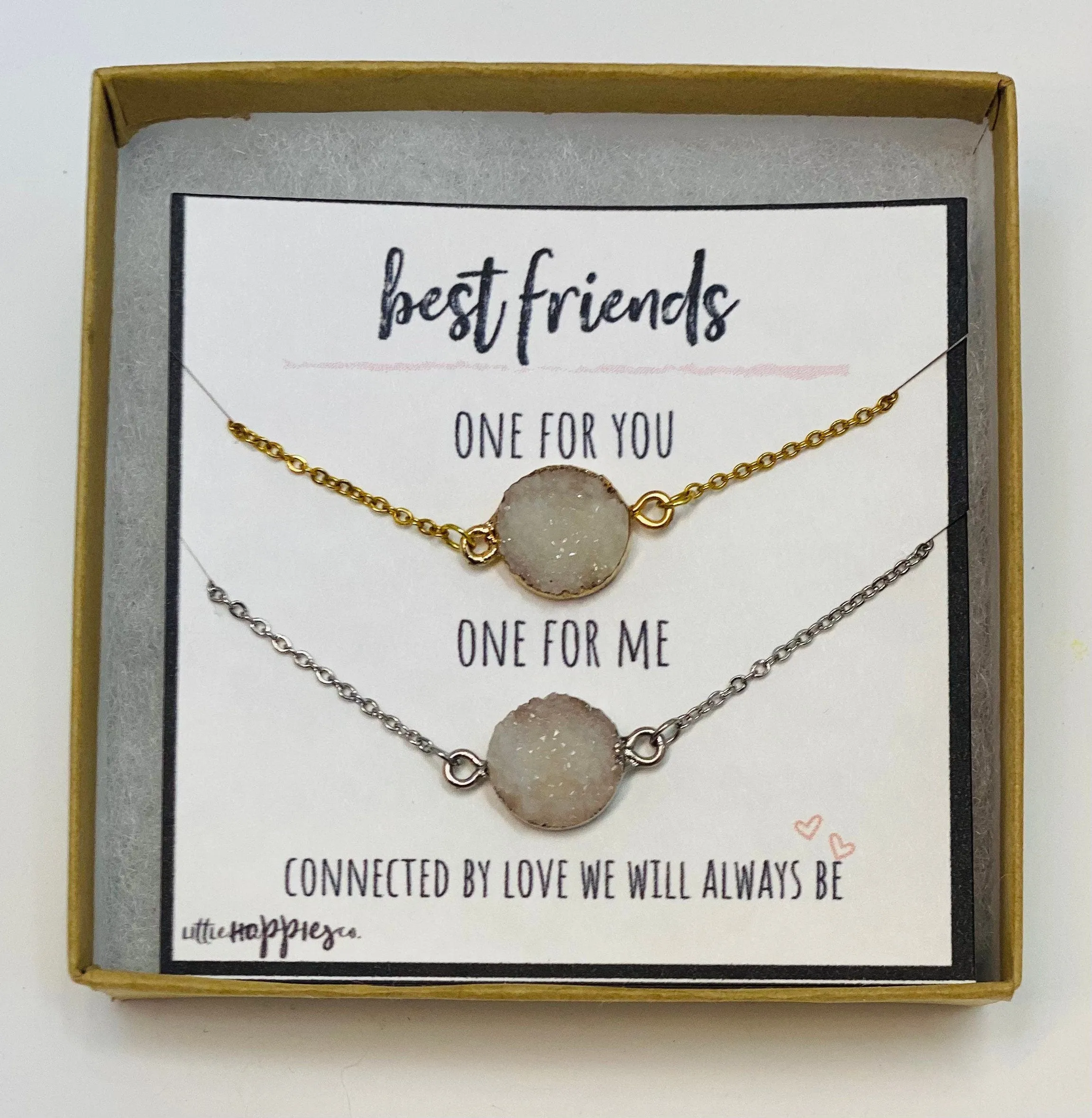 Friendship necklace for 2, Friendship jewelry for best friend, Set of 2 friendship necklaces, Friendship necklace set, Matching necklaces