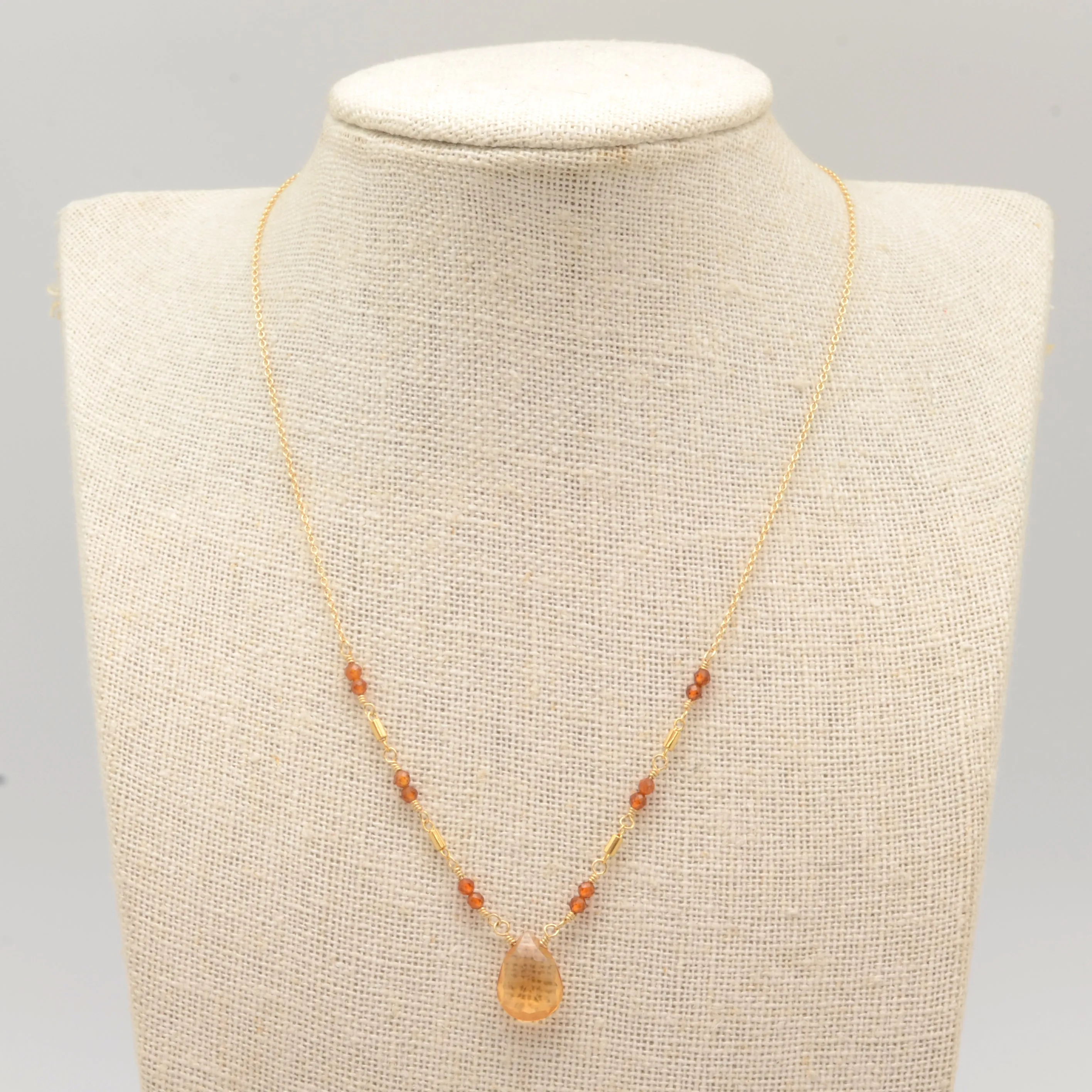 Gem-Kissed: Citrine & Hessonite