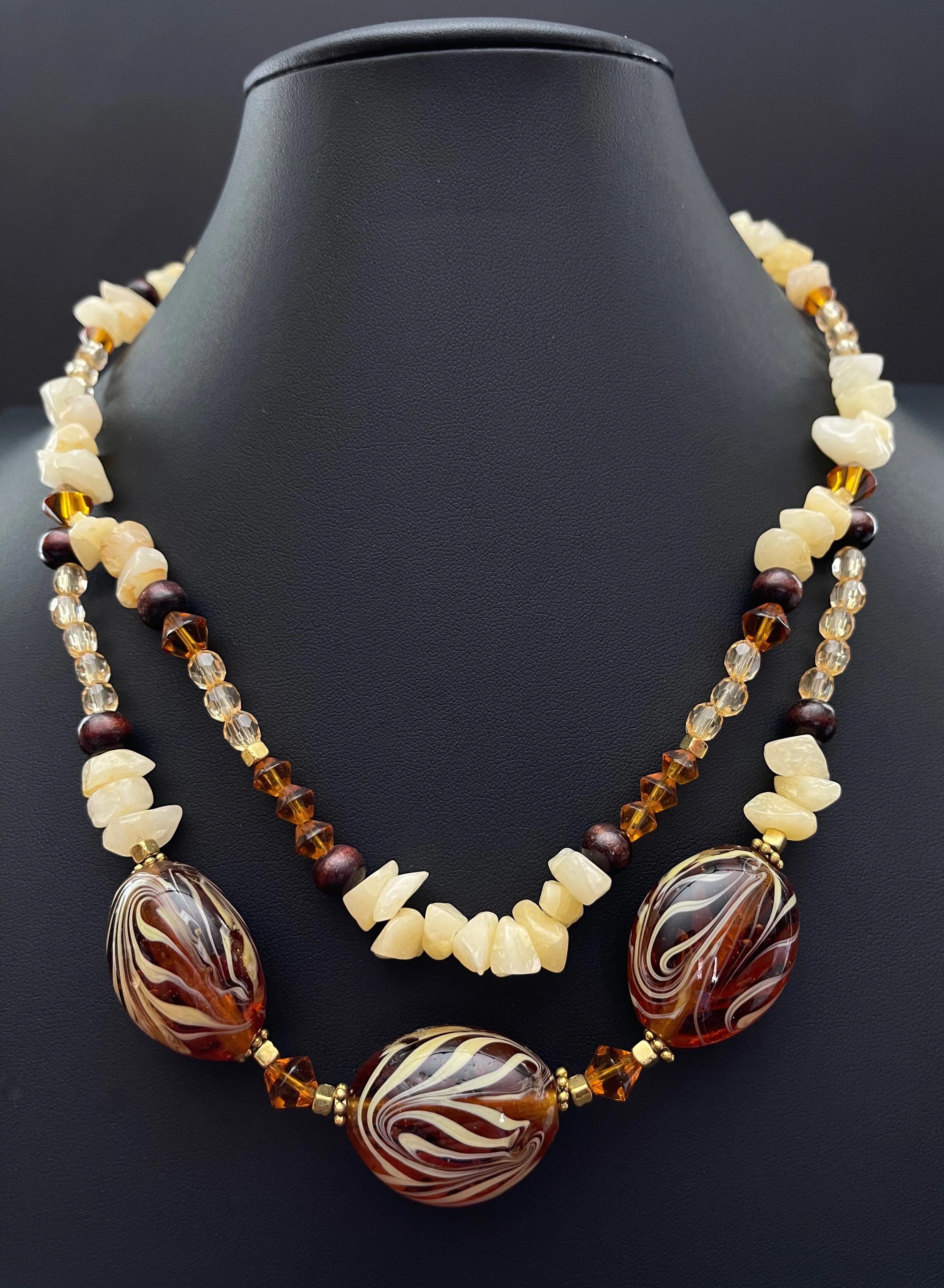 Glass Baubles and Stone Pebbles