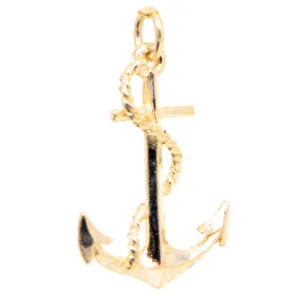 Gold Large Anchor Charm